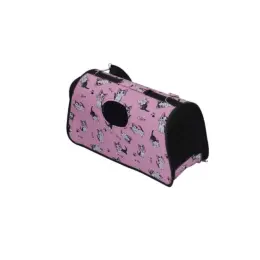 Cat Carrier Bag Small Pink Close Up